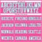 Pink0266-2 Custom Pink White-Aqua Mesh Authentic Football Jersey