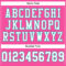 Pink0266-3 Custom Pink White-Aqua Mesh Authentic Football Jersey