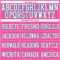 Pink0267-2 Custom Pink White-Teal Mesh Authentic Football Jersey