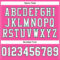 Pink0269-3 Custom Pink White-Kelly Green Mesh Authentic Football Jersey