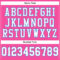 Pink0273-3 Custom Pink White-Powder Blue Mesh Authentic Football Jersey
