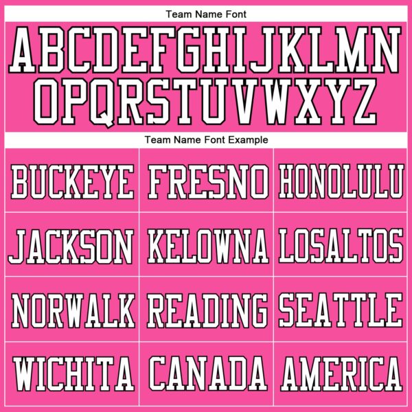 Custom Pink White-Black Mesh Authentic Football Jersey