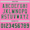 Pink0279-3 Custom Pink Green-White Mesh Authentic Football Jersey