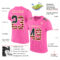 Pink0281-1 Custom Pink Vintage USA Flag-City Cream Mesh Authentic Football Jersey