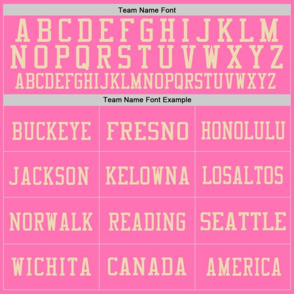 Custom Pink Vintage USA Flag-City Cream Mesh Authentic Football Jersey