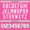 Custom Pink White-Kelly Green Authentic Throwback Basketball Jersey