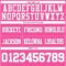 Custom Pink White-Gray Authentic Football Jersey