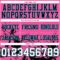 Custom Pink White Black-Lakes Blue 3D Pattern Splash Authentic Football Jersey