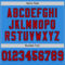 Custom Powder Blue Red-Navy Mesh Authentic Football Jersey