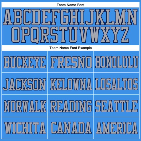 Custom Powder Blue Gray-Navy Mesh Authentic Football Jersey