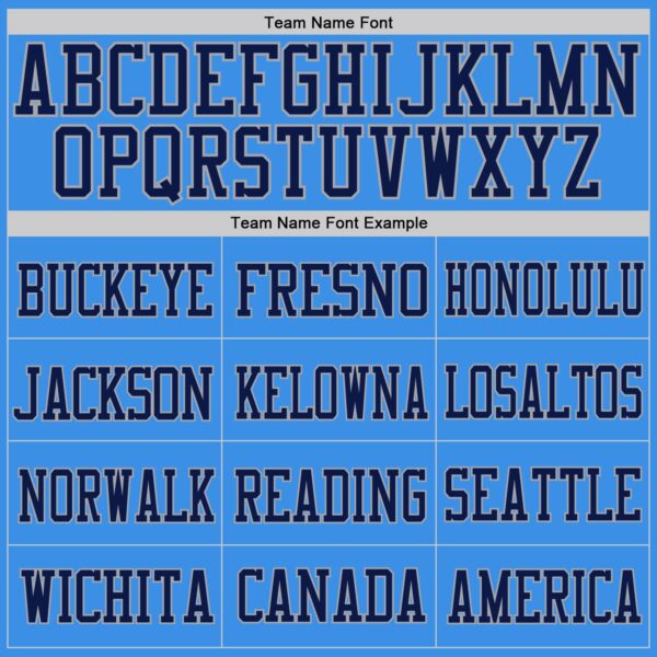 Custom Powder Blue Navy-Aqua Mesh Authentic Football Jersey