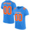 PowderBlue0174_1ae73cf7-fabf-4686-b6c6-675b7f9ac600 Custom Powder Blue Orange-White Mesh Authentic Football Jersey