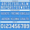 Custom Powder Blue White-Royal Authentic Football Jersey