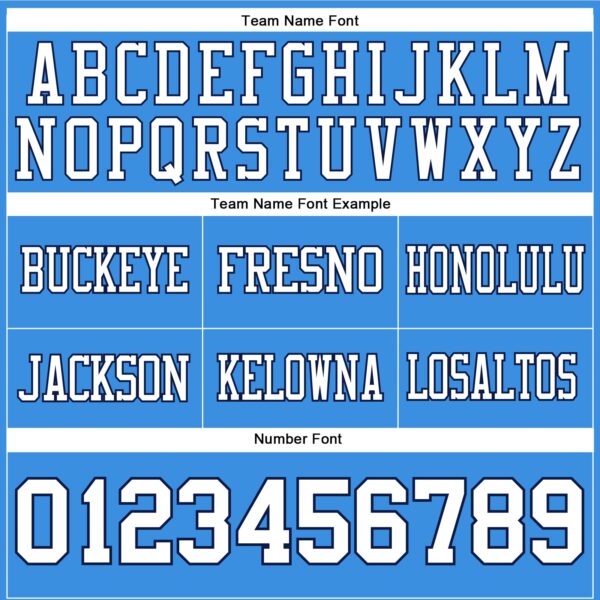 Custom Powder Blue White-Navy Authentic Football Jersey