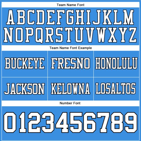 Custom Powder Blue White-Black Authentic Football Jersey