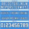 PowderBlue0352-3 Custom Powder Blue White-Black Authentic Football Jersey