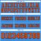 PowderBlue0354-3 Custom Powder Blue Orange-Black Authentic Football Jersey