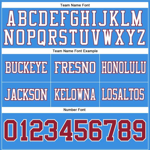 Custom Powder Blue Cardinal-White Authentic Football Jersey