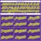 Custom Purple Gold-Kelly Green Authentic Baseball Jersey