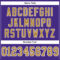 Purple0171-3 Custom Purple Old Gold-White Mesh Authentic Football Jersey
