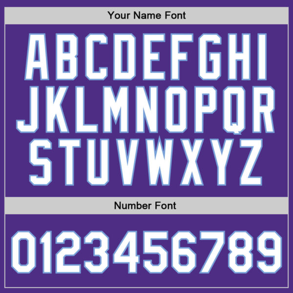 Custom Purple White-Light Blue Authentic Throwback Basketball Jersey