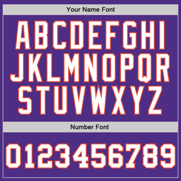 Custom Purple White-Orange Authentic Throwback Basketball Jersey