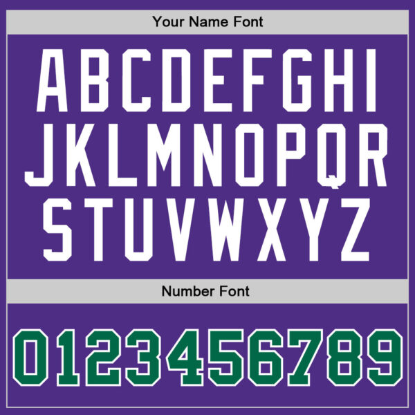 Custom Purple Kelly Green-White Authentic Throwback Basketball Jersey