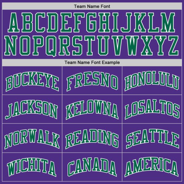 Custom Purple Kelly Green-White Authentic Throwback Basketball Jersey
