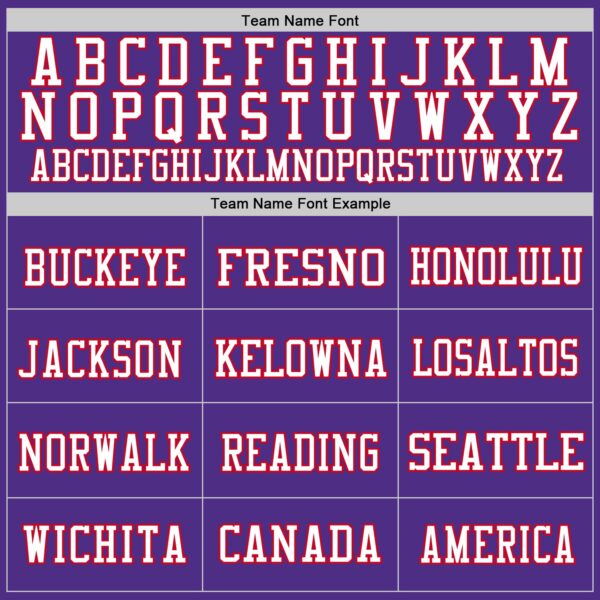 Purple0256-2 Custom Purple White-Red Mesh Authentic Throwback Football Jersey