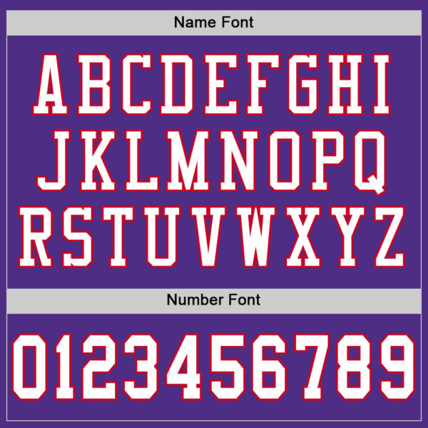 Purple0256-3 Custom Purple White-Red Mesh Authentic Throwback Football Jersey