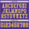 Purple0291-3 Custom Purple Old Gold-White Mesh Authentic Football Jersey