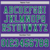 Custom Purple Kelly Green-White Mesh Authentic Football Jersey