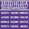 Custom Purple Gray-White Mesh Authentic Football Jersey