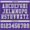 Custom Purple Gray-White Mesh Authentic Football Jersey