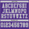 Purple0294-3 Custom Purple Gray-White Mesh Authentic Football Jersey