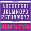Custom Purple Hot Pink-Black Mesh Authentic Football Jersey