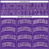 Custom Purple Purple-Cream Authentic Throwback Basketball Jersey