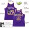 Custom Purple Vintage USA Flag-Cream Authentic Throwback Basketball Jersey