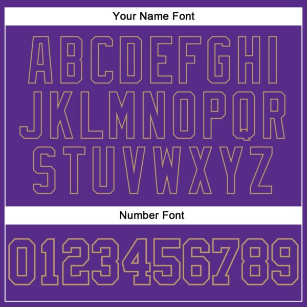 Custom Purple Purple Old Gold-Black Authentic Throwback Basketball Jersey