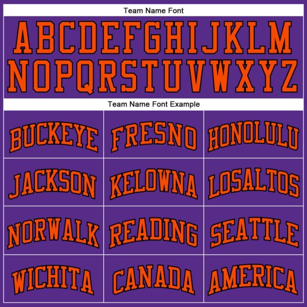 Custom Purple Orange-Black Authentic Throwback Basketball Jersey