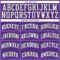 Custom Purple Black Pinstripe White-Gray Authentic Basketball Jersey
