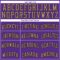 Custom Purple Black Pinstripe Black-Old Gold Authentic Basketball Jersey