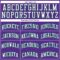 Custom Purple Black Pinstripe White-Teal Authentic Basketball Jersey