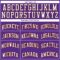 Custom Purple Black Pinstripe White-Red Authentic Basketball Jersey