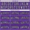 Custom Purple Black Pinstripe Gray Authentic Basketball Jersey