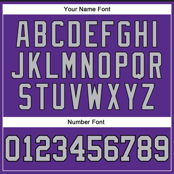 Custom Purple Black Pinstripe Gray Authentic Basketball Jersey