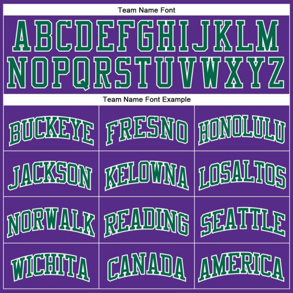 Custom Purple White Pinstripe Kelly Green Authentic Basketball Jersey
