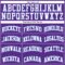 Custom Purple White Pinstripe White-Light Blue Authentic Basketball Jersey