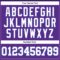 Custom Purple White Pinstripe White-Light Blue Authentic Basketball Jersey