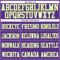 Custom Purple White-Neon Green Mesh Authentic Football Jersey